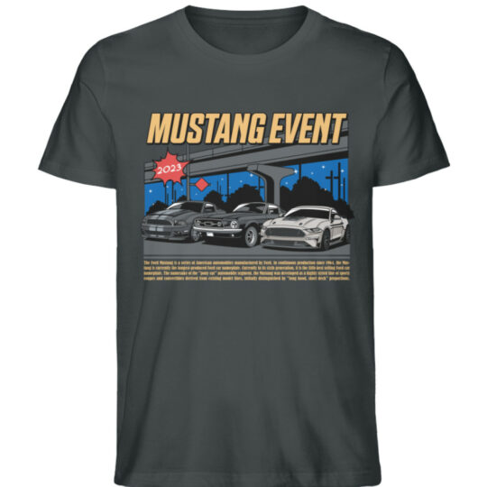 MUSTANG Event Limited Edition T-Shirt Generations - Herren Premium Organic Shirt-7068